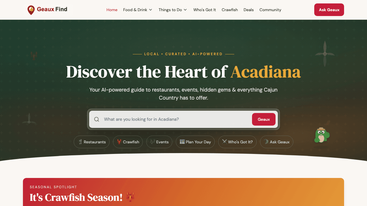 GeauxFind screenshot